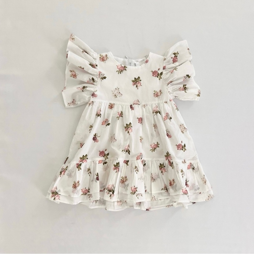Deolinda European Brand Floral Dress For Girls
